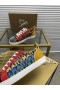 Christian Louboutin Louis Junior Αιχμές Orlato Επίπεδη Παπούτσια Σουέτ και το Δέρμα Πολυ