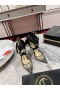 Christian Louboutin Mechante Reine Αντλίες 100mm Ακίδα δίπλωμα Ευρεσιτεχνίας PVC Μαύρο