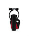 Christian Louboutin Supramariza 130 Mm Σανδάλια Strappy Διπλωμάτων Ευρεσιτεχνίας Δέρμα Μοσχαριού Black