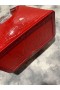 Christian Louboutin Cabarock Tote Τσάντα Αποτυπωμένες Σε Ανάγλυφο Κροκόδειλος Δέρμα Μοσχαριού Αιχμές Κόκκινο