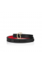 Christian Louboutin Cl Λογότυπο Γυναικών Ζωνών 20mm Δέρμα Μοσχαριού Black Christian Louboutin Ζώνες