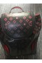 Christian Louboutin Explorafunk Backpack Δέρματος Μόσχων CL Μαύρο Μονόγραμμα Christian Louboutin Τσάντες
