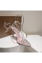 Christian Louboutin Spikoo 100mm Αντλίες PVC Και Δέρμα Ροζ Παπούτσια CL