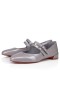 Christian Louboutin Sweet Jane Μπαλαρίνες Μεταλλικό Διπλωμάτων Ευρεσιτεχνίας Δέρμα Μοσχαριού Μωβ