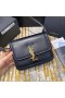 Saint Laurent Solferino Μικρή Τσάντα Μαύρο Δέρμα Μοσχαριού Saint Laurent Τσάντες