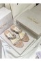 Jimmy Choo 45mm Κρύσταλλο Φόδρα Nude