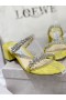 Jimmy Choo 45mm Κρύσταλλο Σανδάλια Κίτρινο