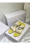 Jimmy Choo 45mm Κρύσταλλο Σανδάλια Κίτρινο