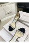 Jimmy Choo Shiloh 100 Κρύσταλλο Στολισμένη Ψηλοτάκουνα Σανδάλια Μαύρα