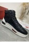 Christian Louboutin Loubikick High Top Sneakers Μαύρο Δέρμα Μοσχαριού