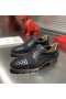 Christian Louboutin Τσάρλι Με Oxfords Μόσχος Δέρματος Μαύρο Παπούτσια CL