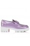 Christian Louboutin Cl Moc Lug Μοκασίνια Δέρμα Specchio Parme 