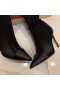 Christian Louboutin Dovi Dova Κάλτσα Μποτάκια 100mm Πλέκει το Ύφασμα και Δέρμα Μαύρο