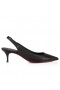 Christian Louboutin Σπορ Κέιτ Σφεντόνα 55 Mm Σφεντόνα Πίσω Αντλίες Δέρμα Nappa Μαύρο Παπούτσια CL