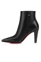Christian Louboutin Vidura Λεία 85 Mm Χαμηλές Μπότες Δέρμα Μοσχαριού Black Christian Louboutin Παπούτσια
