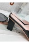 Roger Vivier Belle Vivier Την Πόρπη Μετάλλων Μουλάρια Μαύρο Λουστρίνι