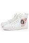 Christian Louboutin High-top Loupin Λευκό Μόσχο