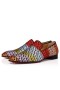 Christian Louboutin Loafers Πικραλίδα Πολυ/μαύρο Raffia