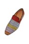 Christian Louboutin Loafers Πικραλίδα Πολυ/μαύρο Raffia