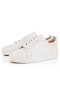 Christian Louboutin Χαμηλός-τοπ Rantulow Λευκό Καφέ Μόσχος Sneaker