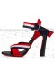 Christian Louboutin Σανδάλια Νερού Poleta 100 mm Loubi/black/multi Δέρματος Σουέτ