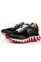 Christian Louboutin Παπούτσι Loubishark Ντόνα Επίπεδη Μαύρο/loubi Μόσχος