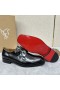 Christian Louboutin Chambelimonk Derbies Patent Leather Black