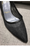 Christian Louboutin Follies 100mm Pumps Florale Lace Black