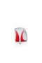 Christian Louboutin Miss Z Slimimule 80 Mm Mules Laminated Calf Leather Silver