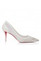 Christian Louboutin Miss Z Sparkling 80 Mm Pumps Mesh And Strass Version Ivory