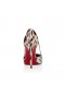 Christian Louboutin Miss Z Strap 100 Mm Mary Janes Gigi Printed Patent Calf Leather Multicolor