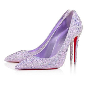 Christian Louboutin Αντλίες Κέιτ 100 mm Λιλά Καπνός/κραυγή Tran/lin Λιλ S Σουέτ