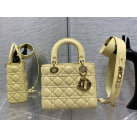 Dior Lady Dior ΤÏάνÏα 20CM ÎίÏÏινο Cannage ΠÏοβιά