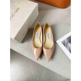 Jimmy Choo Love Επίπεδη λουστρίνι JC Έμβλημα Nude