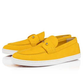 Christian Louboutin Chambeliboat Βάρκα Παπούτσια Αντιστραφεί Nubuck Δέρματος Γύρη