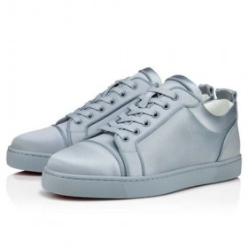 Christian Louboutin Louis Junior Φως Μπλε Σατέν