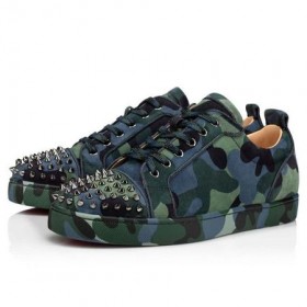 Christian Louboutin Louis Junior Αιχμές Orlato Πολυ/Μέταλλο πυροβόλων όπλων Veau Velours